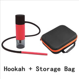 Portable Car Hookah Set with Silicone Hose Mini Shisha for Outdoor Travel Mobile Shisha Narguile Chicha Cachimbas