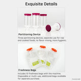 Baby Complementary Food Squeeze Station with 10pcs Squeeze Bags Baby Food Dispenser Machine Baby Food Mills