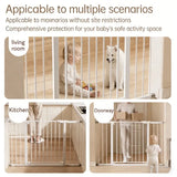 No-Drill Baby Safety Gate – Pressure-Mounted Child & Pet Barrier for Doorways, Stairs, and Balcony – Adjustable Baby & Dog Gate