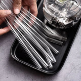 4/8Pcs Reusable Glass Straws Clear Glass Drinking Straws 8 Inch 8mm Tubes Juice Smoothie Tea Straws Glasses Straw Set for Drinks