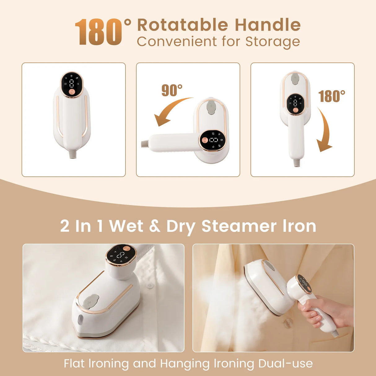 Small Hand Holding Ironing Machine Iron Machine Household Steam Portable Hanging Ironing Machine Steam iron