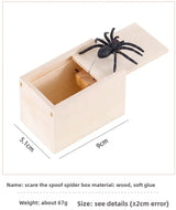Funny Pop-Up Spider Scare Box - Desk Decor Gag Gift for Halloween, Christmas & Birthday, Novelty Office Toy & Home Decoration