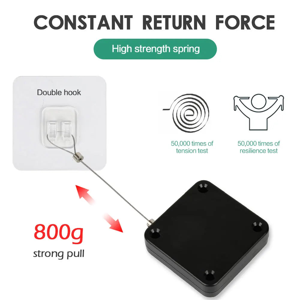 Automatic Door Closer Punch-Free Automatically Close Soft Close Door Closers Glass Door Closing Device Drawers Rawstring Door