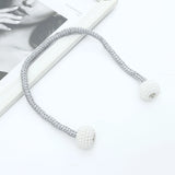1Pc Magnets Curtains Clamps Curtain Holder Pompom Tieback Magnetic Clips Hanging Balls Tie Back Home Decor Curtain Accessories