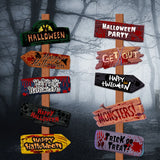 Halloween Party decor Welcome Sign Halloween Scary Themed Outdoor Yard Signs Decor Halloween Party Home Garden Decor