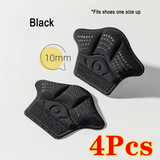 4Pcs Heel Stickers Heel Protectors Sneaker Shrinking Size Insoles Anti-wear Feet Shoe Pads Adjust Size High Heel Cushion Inserts