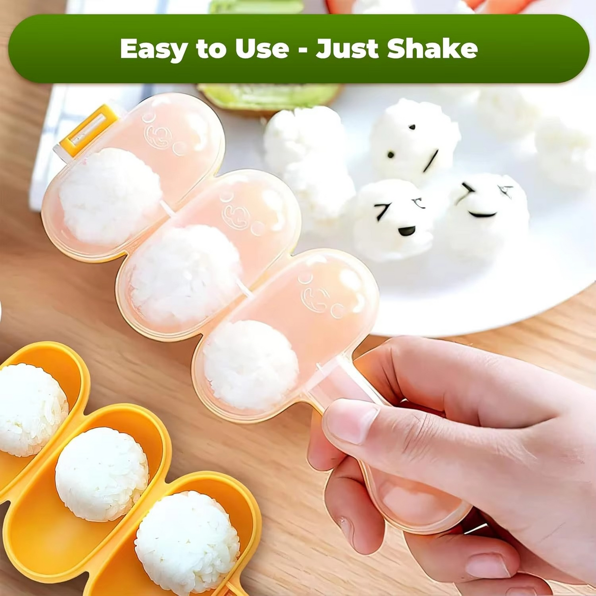 Shake rice ball mold spherical rice ball Shake rice ball Complementary food rice ball cute kitchen gadget