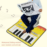 Fun Toilet Piano Bath Mats Battery Powered Musical Potty Pad For Home