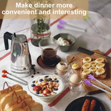 Silicone Mini Tongs, 5Inch Hand Shape Food Tongs, Colourful Small Kids Tongs for Serving Food, Ice Cube, fruits, Sugar, Barbecue