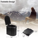 Portable Toilet Easy Folding Outdoor Camping Toilet Travel Emergency Toilet