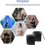 Portable Toilet Easy Folding Outdoor Camping Toilet Travel Emergency Toilet