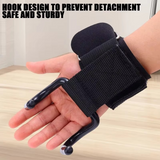 Weight Lifting Hook Grips with Wrist Wraps
