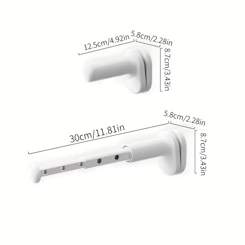 Travel Telescopic Clothes Rack Portable Clothes Hanger Multifunctional Storage Home Trip Antislip Clothing Drying Rack Tool