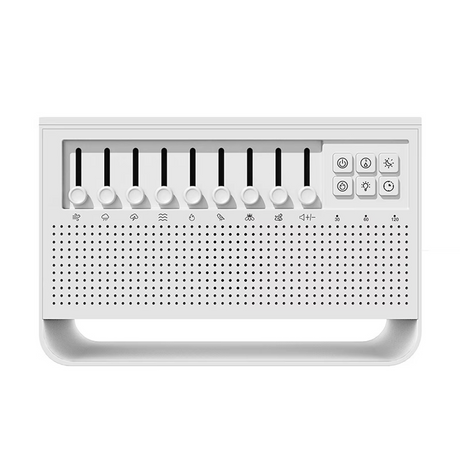 3 in 1 HIFI Bluetooth Speaker White Noise Sleep Aid Night Light Humidifier Machine with Free Combination of 8 Goup Nature Sound