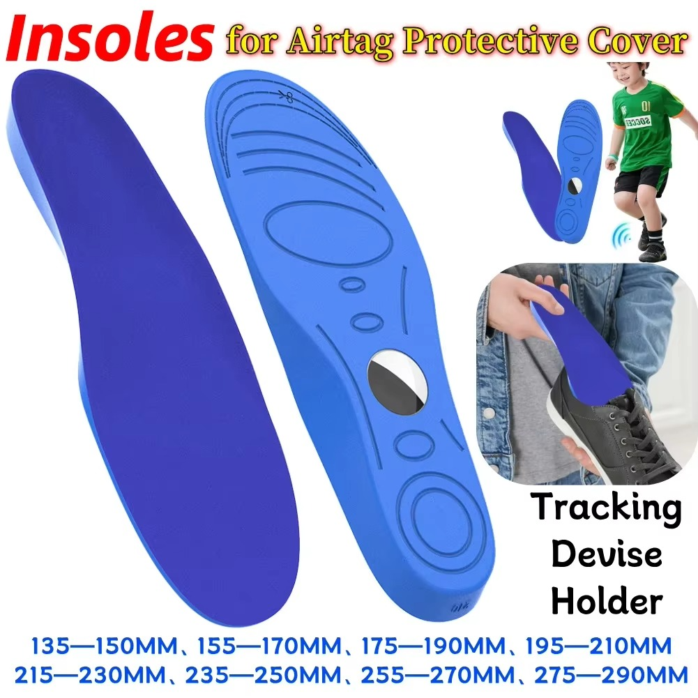 Insoles for Airtag Comfortable Securely Mounted Shoe Inserts Shoe Insoles Tracker Insoles for Kids and Seniors