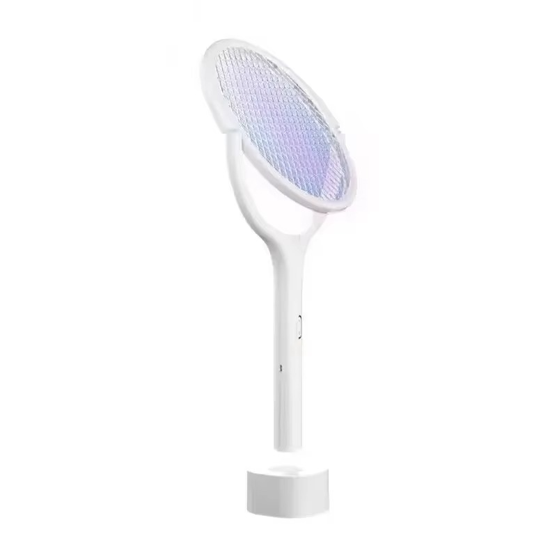 Multi Functional 2-in-1 Mosquito Killer Lamp Angle Retractable Mosquito Swatter USB Rechargeable Mosquito Swatter Bat Swatter