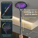 Multi Functional 2-in-1 Mosquito Killer Lamp Angle Retractable Mosquito Swatter USB Rechargeable Mosquito Swatter Bat Swatter