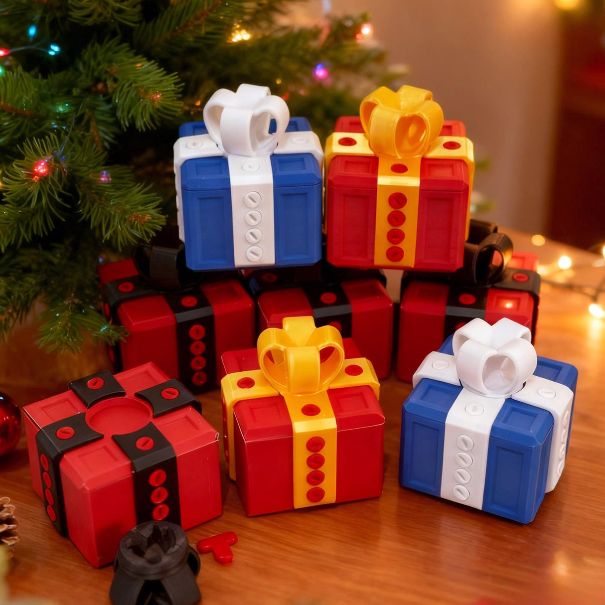 The Annoying Present with Middle Finger in A Box Gift Box with Screws Prank Surprise Pop-Up Novelty Funny Gifts for Adult Toys