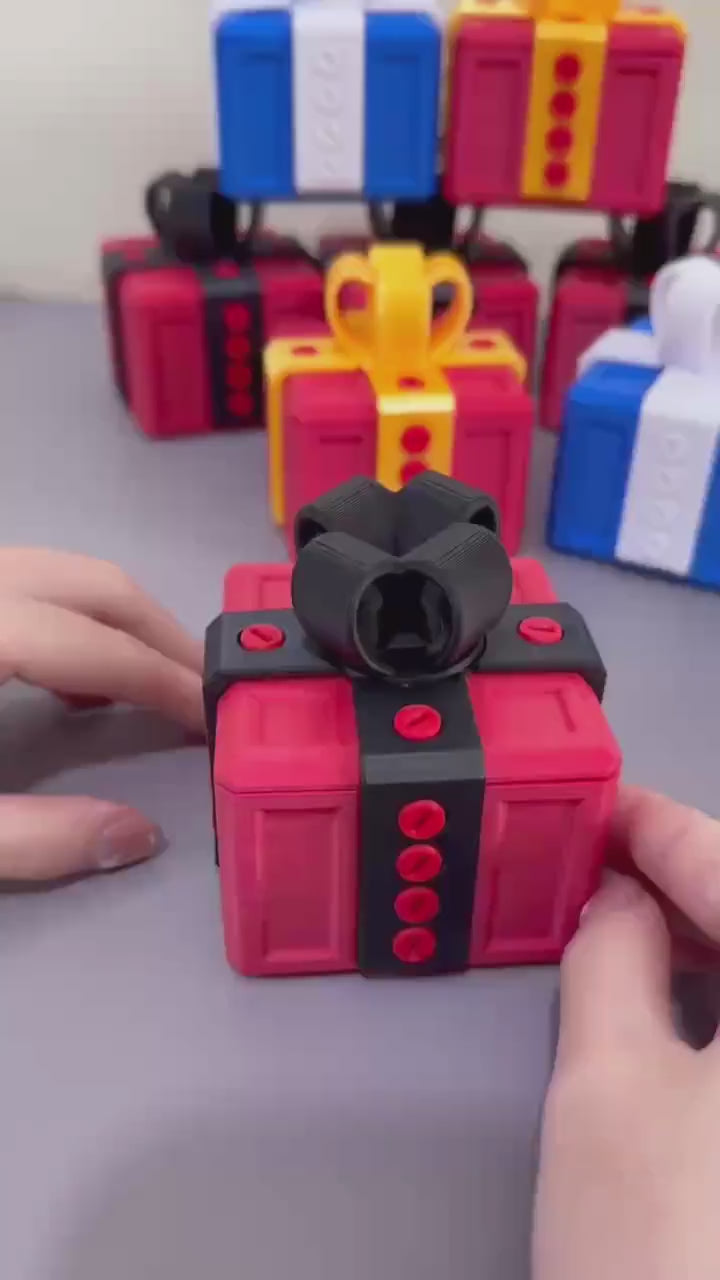 The Annoying Present with Middle Finger in A Box Gift Box with Screws Prank Surprise Pop-Up Novelty Funny Gifts for Adult Toys