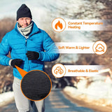 Electric Heated Gloves USB Rechargeable Touch Screen Warm Thermal Gloves Winter