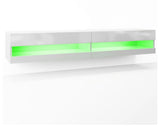 180cm Floating TV Stand Cabinet Wall Mounted Entertainment Unit with LED Lights