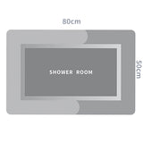 Quick Dry Bath Mat Rug,80 * 50CM Diatomite Bath Mat,Non-Slip Bathroom Rug Mat Super Absorbent Rubber Backed Dirt Resistant Bath Rugs Mats for Bathroom Toilet Kitchen Doorway