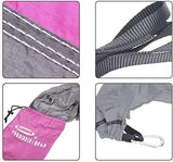 Road Hammock Single Camping Portable Parachute Hammock for Outdoor Hiking Travel Backpacking - 210D Nylon Taffeta Hammock Swing - Support 400lbs - 660lbs Ropes Carabiners Included