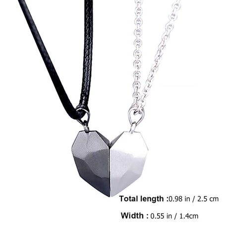 Heart Necklace for Couples