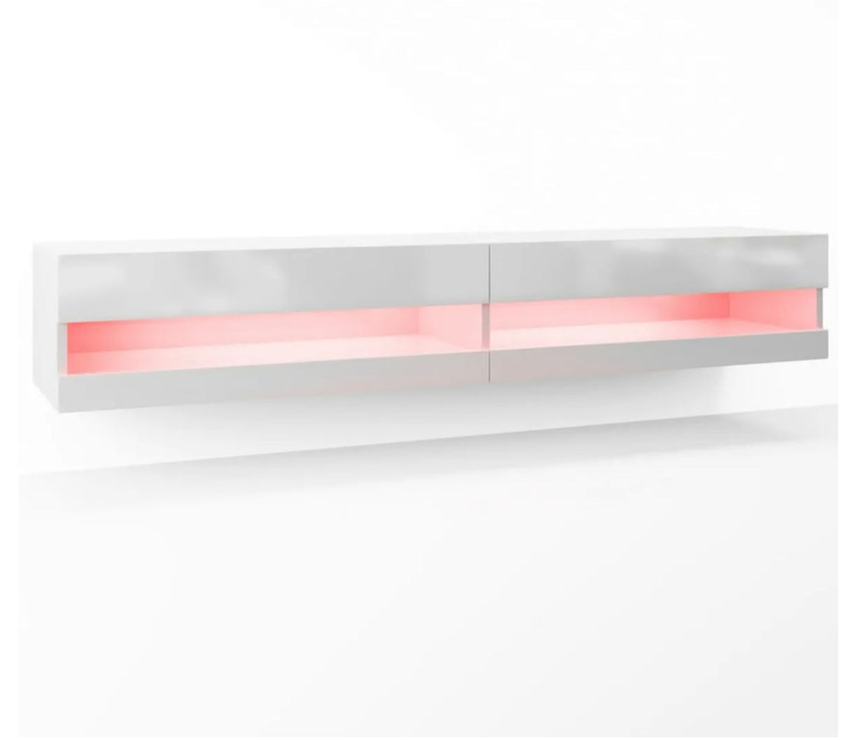 180cm Floating TV Stand Cabinet Wall Mounted Entertainment Unit with LED Lights