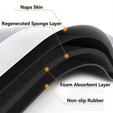 Absorbent Bath Mat, Premium Bathroom Floor Mats Soft Carpet, Anti-Slip Diatom Mat, Slip-Resistant Bathing Room Rug, Quick Drying Mat Rug Doormat for Bathroom Toilet Kitchen (Gray Oval (40*60cm))