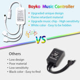 Bluetooth LED Strip Lights Music Sync, Waterproof 5m 5050 RGB 150 LEDs Light Strip with APP and Remote Control, Tape Light for Bedroom, Home and Kitchen