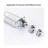 Sponge Holder Faucet Storage Rack Stainless Steel Drainer Sink Caddy Organizer for Kitchen Bathroom Accessories