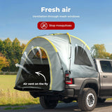 Camping Pickup Truck Tent 2 Person, Trayback UTE Cargo Tents Car Automotive Accessories Caravan Gear, Camp Tailgate SUV Self-Driving Waterproof Carry Bag Travel Hiking Short Bed