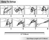 Road Hammock Single Camping Portable Parachute Hammock for Outdoor Hiking Travel Backpacking - 210D Nylon Taffeta Hammock Swing - Support 400lbs - 660lbs Ropes Carabiners Included