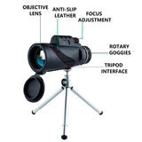 Monocular Telescope BAK4 Prism,40×60 HD,with Phone Adapter and Tripod,Use to Bird Watching,Scenery,Concert,Camping,Travel