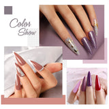 Poly Nail Gel Kit with 36W Nail Lamp 6pcs Builder Extension Gel Slip Solution Base Coat Top Coat Nail Art Design Manicure Tools Decorations