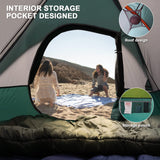 Camping Tent 2 Person, Waterproof Windproof Tent with Rainfly Easy Set up-Portable Dome Tents for Camping