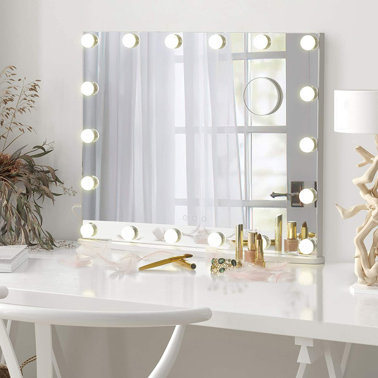 Vanity Tabletop Makeup Hollywood Mirror