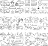 Children's Drawing Roll,2Pcs 300 * 30cm,Coloring Paper Roll for Kids, Drawing Paper Roll, DIY Art Drawing Art Paper Coloring Book Paper, Drawing Art Sketch Painting,Painting Filling Paper