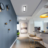 Modern LED Ceiling Light,28.3" Flush Mount Ceiling Lamp,50W Dimmable Metal Ceiling Chandelier Lighting Fixture for Living Room Bedroom Dining Room Office Hallway Aisle