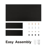 Monitor Stand Wood PC Laptop Computer Screen Riser Desk with Keyboard Storage Space 54 x 25cm