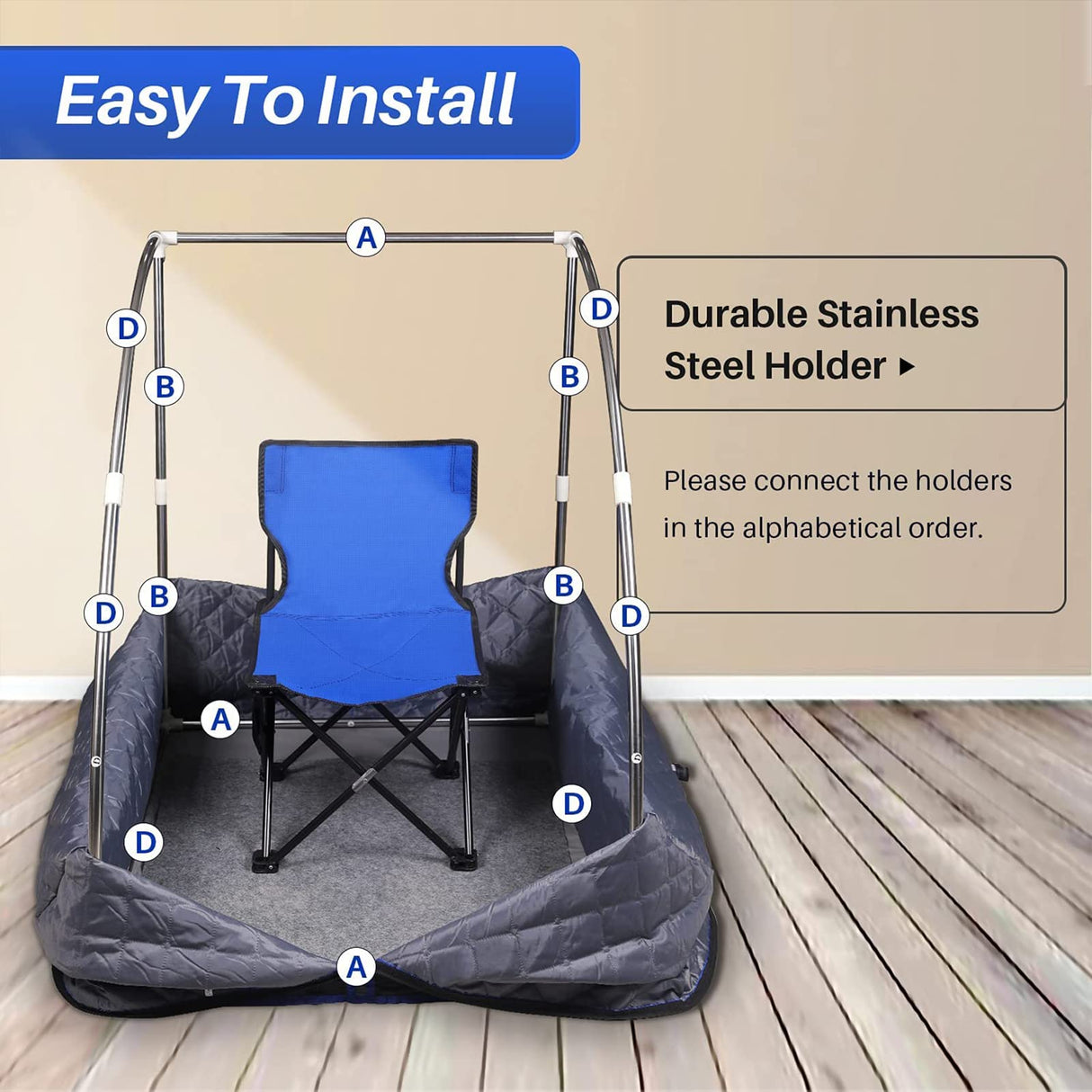 Portable Steam Sauna, Full Size Personal Home Spa with Remote Control, Steamer, Foldable Chair, Portable Sauna for Home