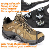 Crampons for Boots, crampons for Hiking and Anti-Skid, Walking Traction Cleats for Walking on Snow and ice, Upgraded Stainless Steel Cleats, The Best Choice for Winter Hiking Gear