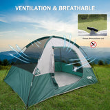 Camping Tent 2 Person, Waterproof Windproof Tent with Rainfly Easy Set up-Portable Dome Tents for Camping