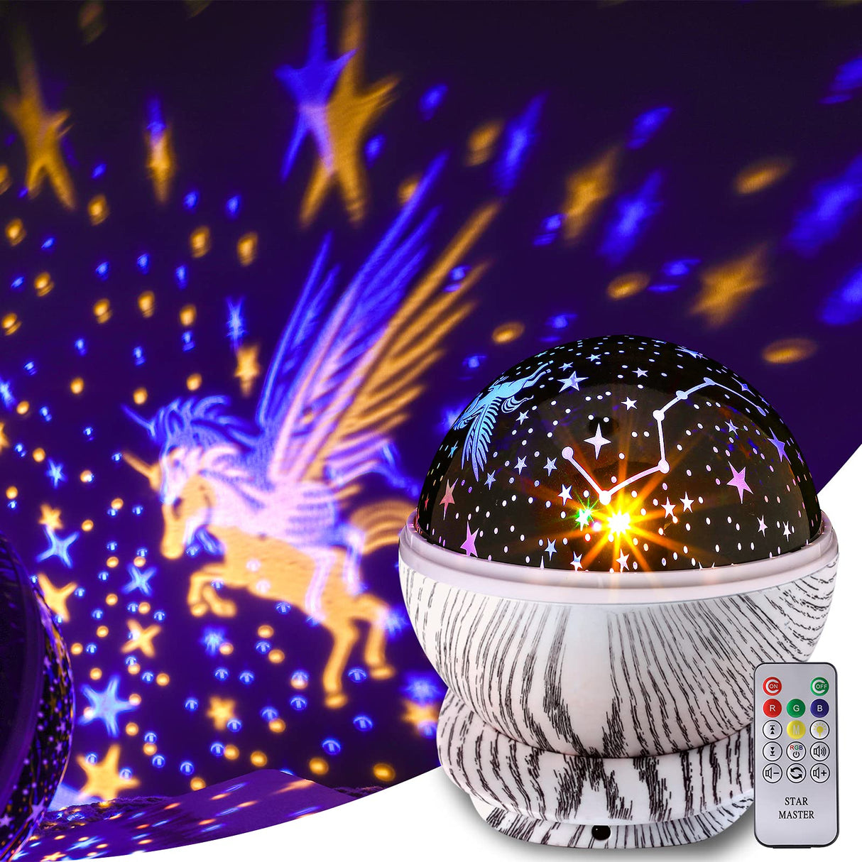 Star Night Light Projector for Kids - Remote Control Projection lamp