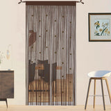 Beads Curtain Door String Curtains for Doorway Tassels Beaded Window Panel Room Divider Wall Decorations Closet Curtains for Bedroom Closet Door Drapes (39x79in, White)