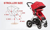 2 in 1 Baby PRAM Baby Stroller Jogger with Bassinet