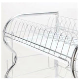 3 Tier Stainless Steel Dish Rack Drainer Cutlery Drainer Kitchen Storage Holder