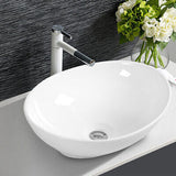Ceramic Bathroom Basin Hand Wash Bowl Above Counter Top Vanity Sink High Gloss