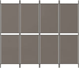 4-Panel Room Divider Living Room Bedroom Partition Privacy Protection Screen Room Separator Folding Dressing Wall Anthracite Fabric